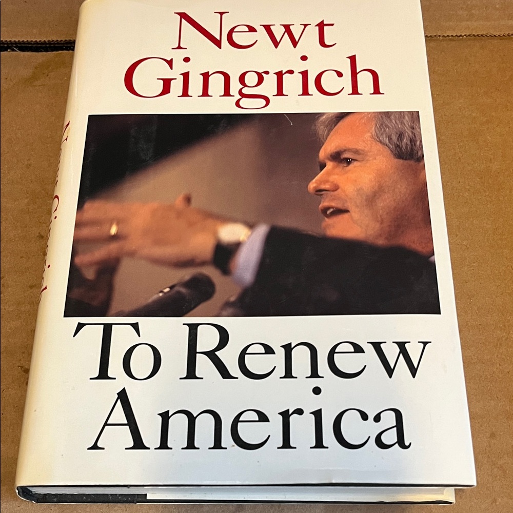 To Renew America Hardcover Book